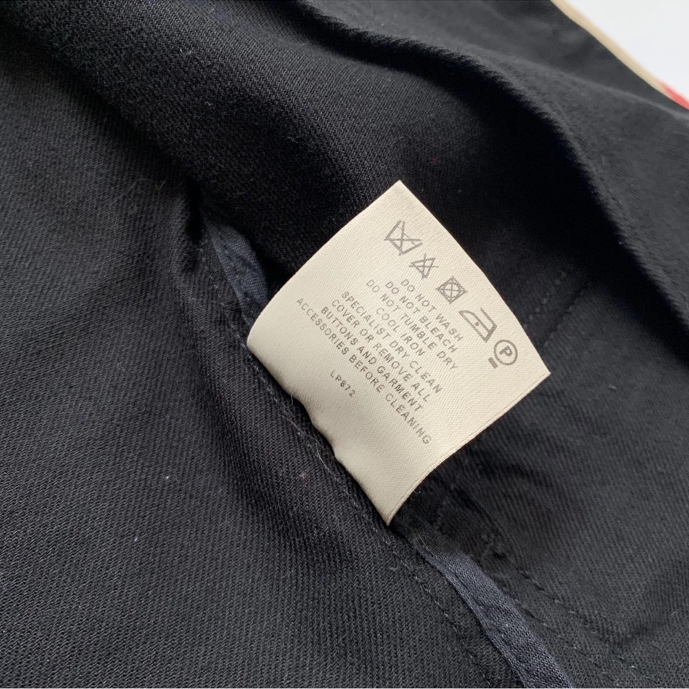 Burberry Black Blazer with Cream Piping - Picture 9 of 13